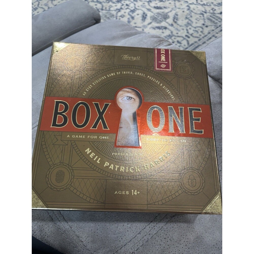 Theory11 Box One Board Game Presented by Neil Patrick Harris 1 player Open Box
